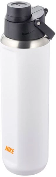 Nike 24 Oz. Stainless Steel Chug Bottle For Unisex White/black/total Orange 2 Nike 24 Oz. Stainless Steel Chug Bottle For Unisex White/black/total Orange - Image 2