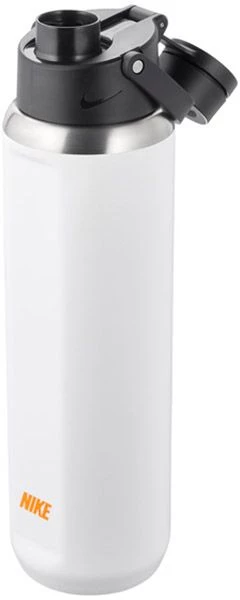 Nike 24 Oz. Stainless Steel Chug Bottle For Unisex White/black/total Orange 3 Nike 24 Oz. Stainless Steel Chug Bottle For Unisex White/black/total Orange - Image 3