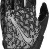 Nike OBJ Vapor Jet 6.0 Football Gloves For Unisex White/white/silver