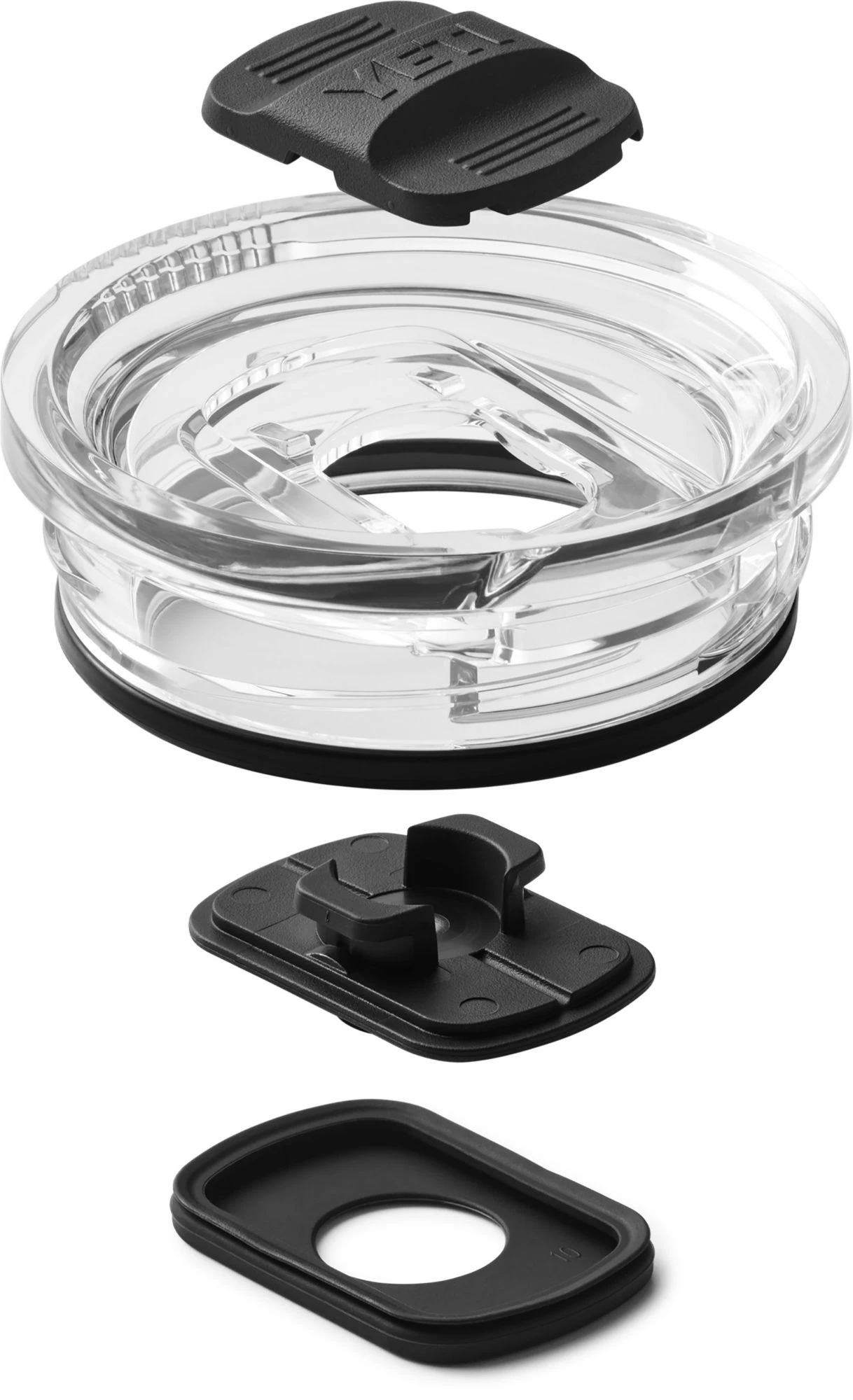 YETI Rambler 20oz. Stronghold Lid For Unisex Clear 3 YETI Rambler 20oz. Stronghold Lid For Unisex Clear - Image 3
