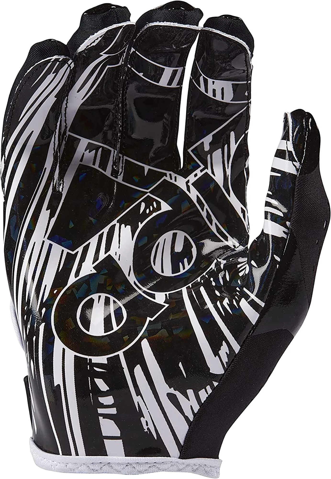 Adidas Adult Adizero 12 Football Gloves For Unisex Black/metallic Gold 3 Adidas Adult Adizero 12 Football Gloves For Unisex Black/metallic Gold - Image 3