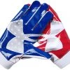 Under Armour Youth F6 Limited Edition Football Receiver Gloves For Boys' Metallic Usa