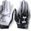 Under Armour Youth F6 Receiver Gloves For Boys' Royal/white
