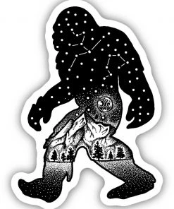 Stickers Northwest Sasquatch Constellation Sticker For Unisex