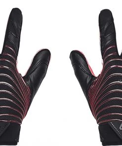 Under Armour Men's Blur Football Gloves For Unisex White/coral