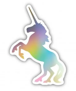 Stickers Northwest Rainbow Unicorn Sticker For Unisex