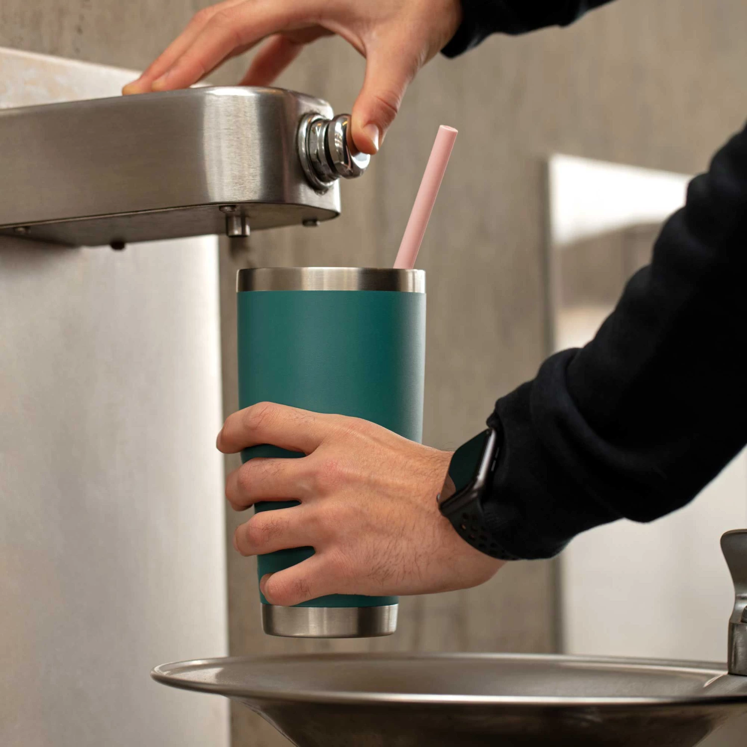 GIR-Get It Right GIR Traveler Silicone Straw 5-Pack For Unisex Dusk 3 GIR-Get It Right GIR Traveler Silicone Straw 5-Pack For Unisex Dusk - Image 3