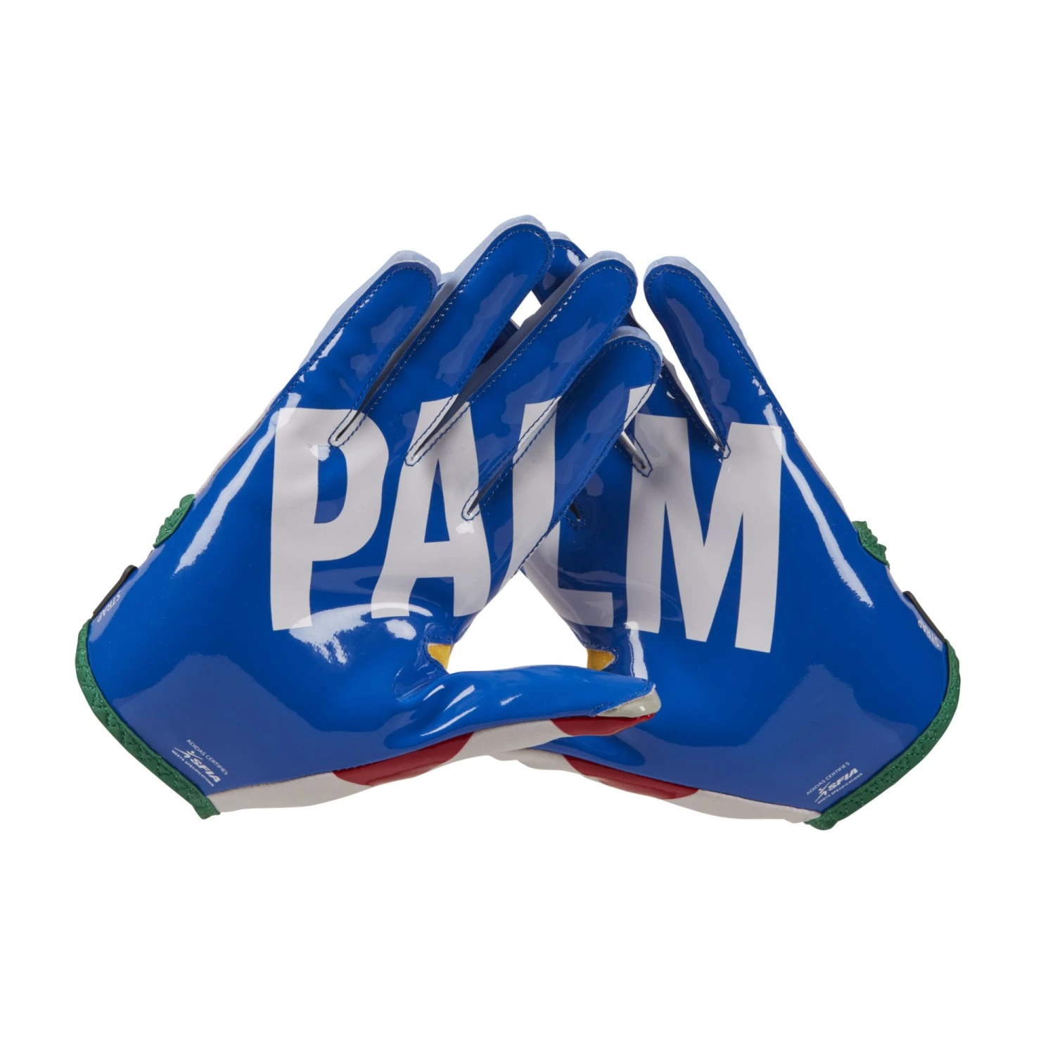 Adidas Adizero 12 Football Gloves For Women White/blue/red 3 Adidas Adizero 12 Football Gloves For Women White/blue/red - Image 3