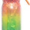O2Cool LED Light Mist 'N Sip 20oz Squeeze Bottle For Unisex Pride Rainbow