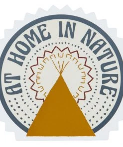 Alpine Design Nature Sticker For Unisex