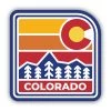 Stickers Northwest Colorado Flag Sticker For Unisex