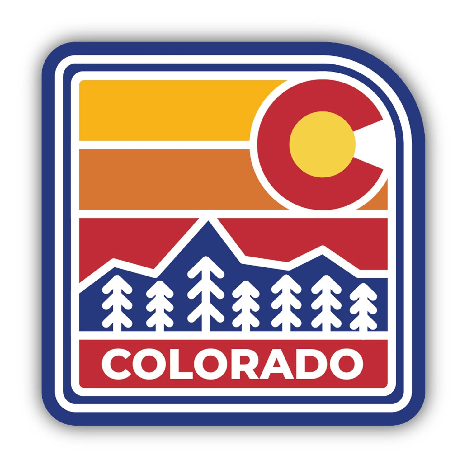 Stickers Northwest Colorado Flag Sticker For Unisex 1 Stickers Northwest Colorado Flag Sticker For Unisex