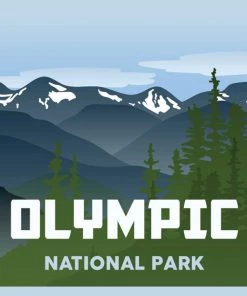 Stickers Northwest Olympic National Park Sticker For Unisex
