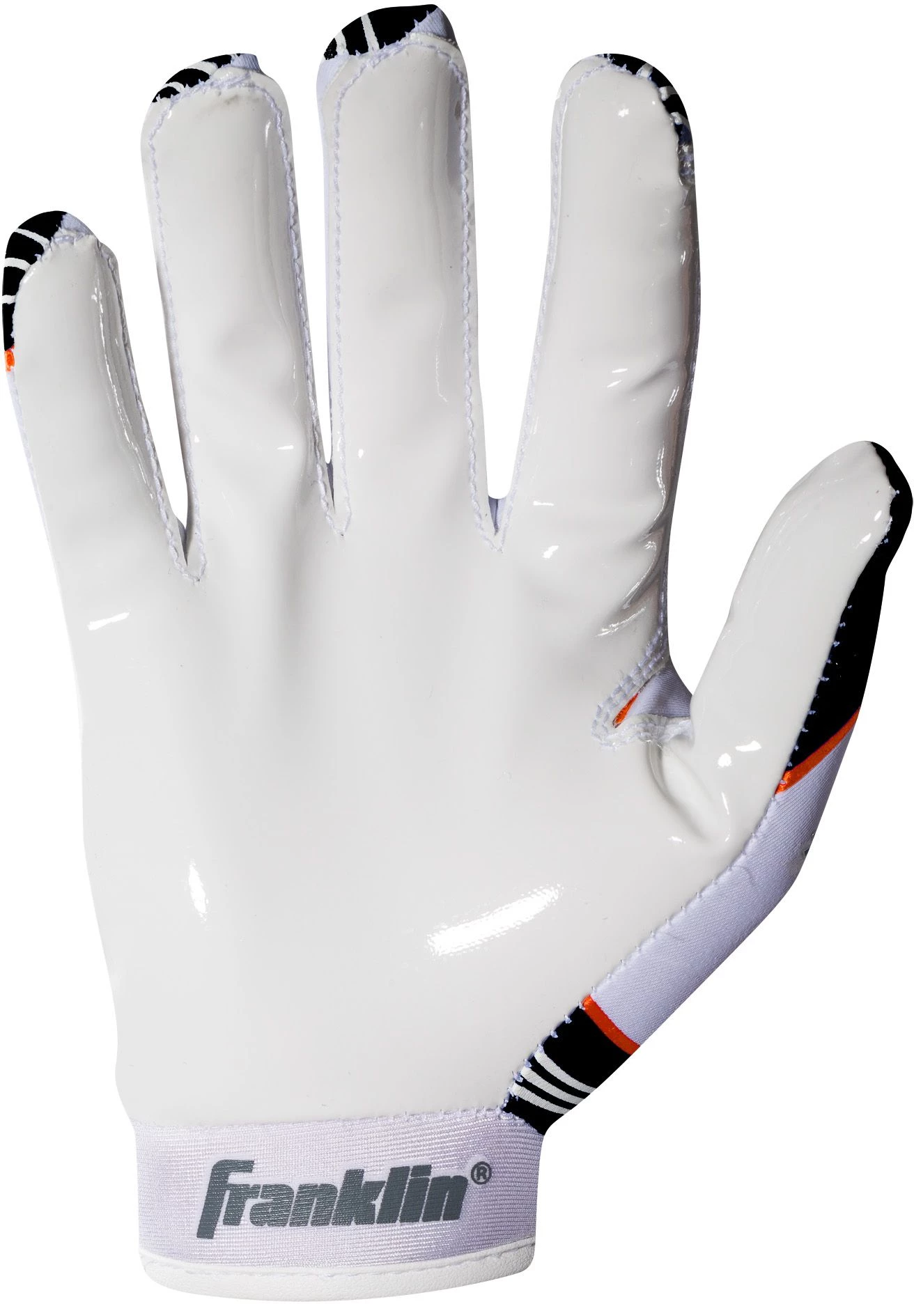 Franklin Cincinnati Bengals Youth Receiver Gloves For Girls' 2 Franklin Cincinnati Bengals Youth Receiver Gloves For Girls' - Image 2