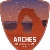 Stickers Northwest Arches National Park Sticker For Unisex