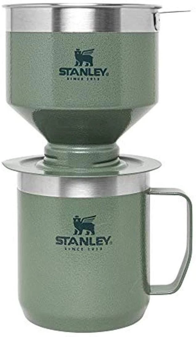 Stanley Camp Pour Over Set For Unisex Hammertone Green 1 Stanley Camp Pour Over Set For Unisex Hammertone Green