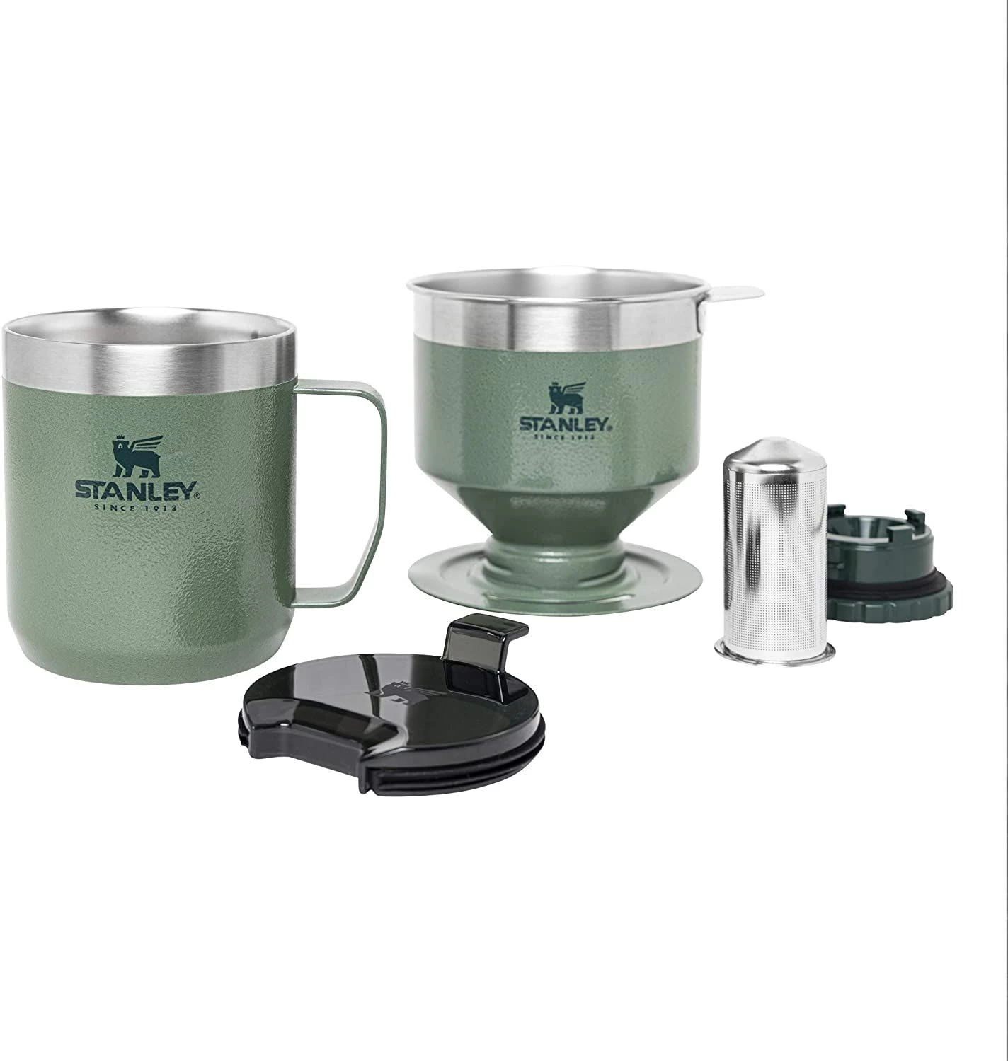 Stanley Camp Pour Over Set For Unisex Hammertone Green 2 Stanley Camp Pour Over Set For Unisex Hammertone Green - Image 2