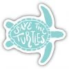 Stickers Northwest Save The Turtles Sticker For Unisex