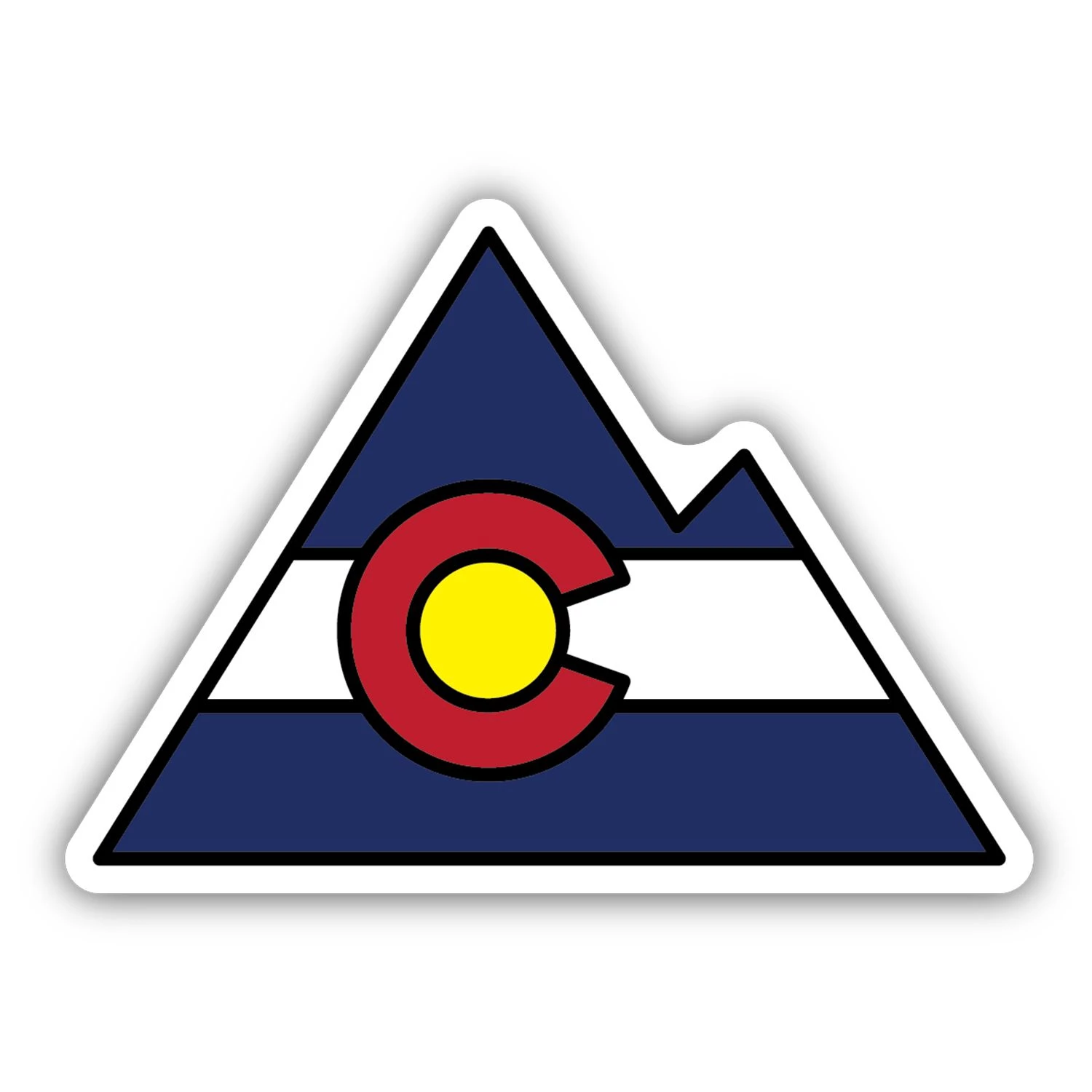 Stickers Northwest Colorado Flag Mountain Sticker For Unisex 1 Stickers Northwest Colorado Flag Mountain Sticker For Unisex