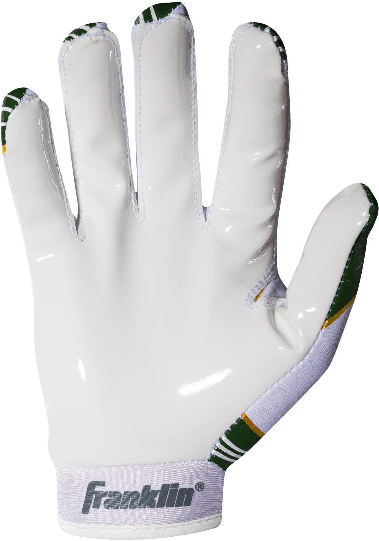 Franklin Youth Green Bay Packers Receiver Gloves For Girls' 3 Franklin Youth Green Bay Packers Receiver Gloves For Girls' - Image 3