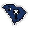 Stickers Northwest South Carolina State Flag Sticker For Unisex