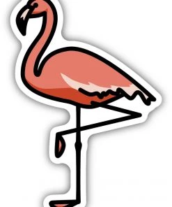 Stickers Northwest Flamingo Sticker For Unisex