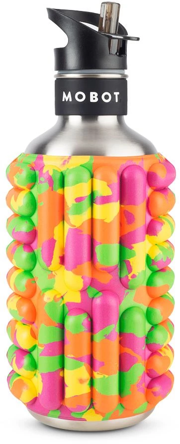 Mobot Big Bertha Foam Roller Water Bottle For Unisex Red Metal 1 Mobot Big Bertha Foam Roller Water Bottle For Unisex Red Metal