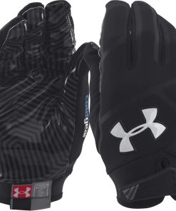 Under Armour Adult Playoff ColdGear Football Gloves For Unisex Black/white