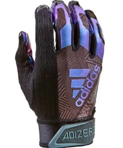football Sales 2022 13 Adidas Adizero 9.0 Royalty Receiver Gloves For Men Black/multi