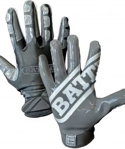 Battle Sports Science Football Gloves For Women Grey