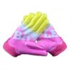 Battle Youth Doom Gradient Football Receiver Gloves For Boys' Neon Yellow