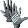 Battle Sports Science Football Gloves For Men Grey
