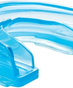 Shock Doctor Adult Strapless Braces Fit Mouthguard For Unisex Blue