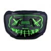 Battle Adult Nightmare 2.0 Chrome Football Back Plate For Unisex Black/neon Green