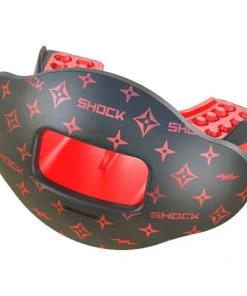 Shock Doctor Lux Repeat Max Airflow 2.0 Lip Guard For Unisex Black/red
