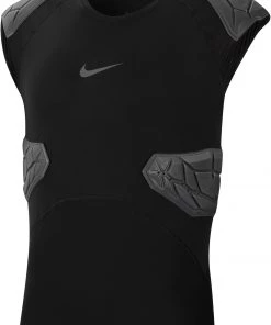 Nike Men's Pro Hyperstrong Sleeveless Football Shirt White/black