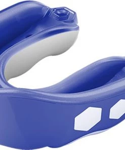 Shock Doctor Adult Gel Max Flavored Convertible Classic Fit Mouthguard For Unisex Blue Raspberry