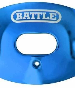Battle Sports Science Adult Chrome Oxygen Lip Guard For Unisex Silver