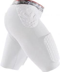 McDavid Men's Hex Thudd Compression Shorts White
