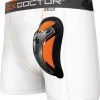 Shock Doctor Men's Ultra Boxer Brief W/ Cup White