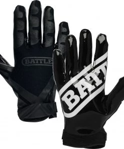 Battle Adult Ultra-Stick Receiver Gloves For Women Black/black