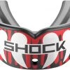 Shock Doctor Youth Gel Max Power Drip Fang Mouth Guard For Unisex Black/red/white