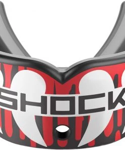 Shock Doctor Youth Gel Max Power Drip Fang Mouth Guard For Unisex Black/red/white