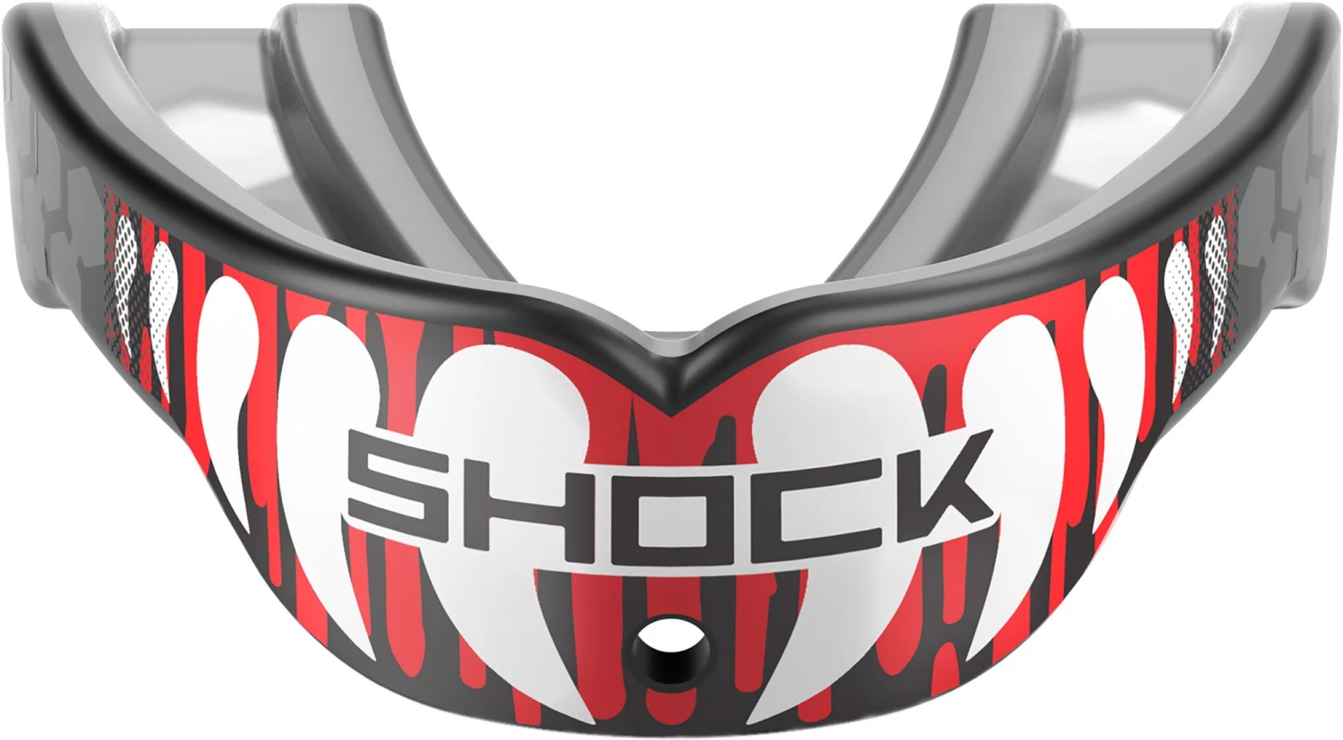Shock Doctor Youth Gel Max Power Drip Fang Mouth Guard For Unisex Black/red/white 1 Shock Doctor Youth Gel Max Power Drip Fang Mouth Guard For Unisex Black/red/white