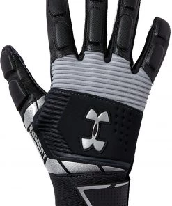 Under Armour Youth Combat Football Gloves For Boys' Black/white