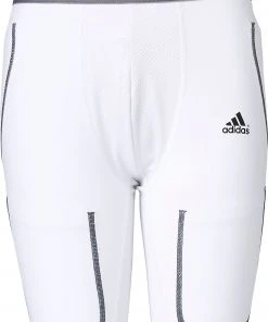 Adidas Youth 6-Pocket Football Girdle For Boys' White