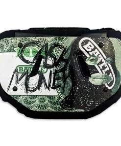 Battle Adult Cash Money Football Back Plate For Unisex No Color