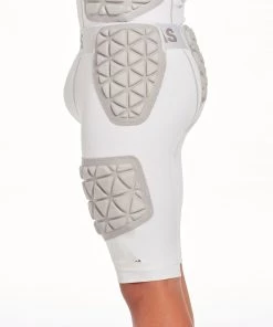 Adidas Youth Techfit 5 Pad Integrated Football Girdle For Girls' White -football Sales 2022 unnamed file 342