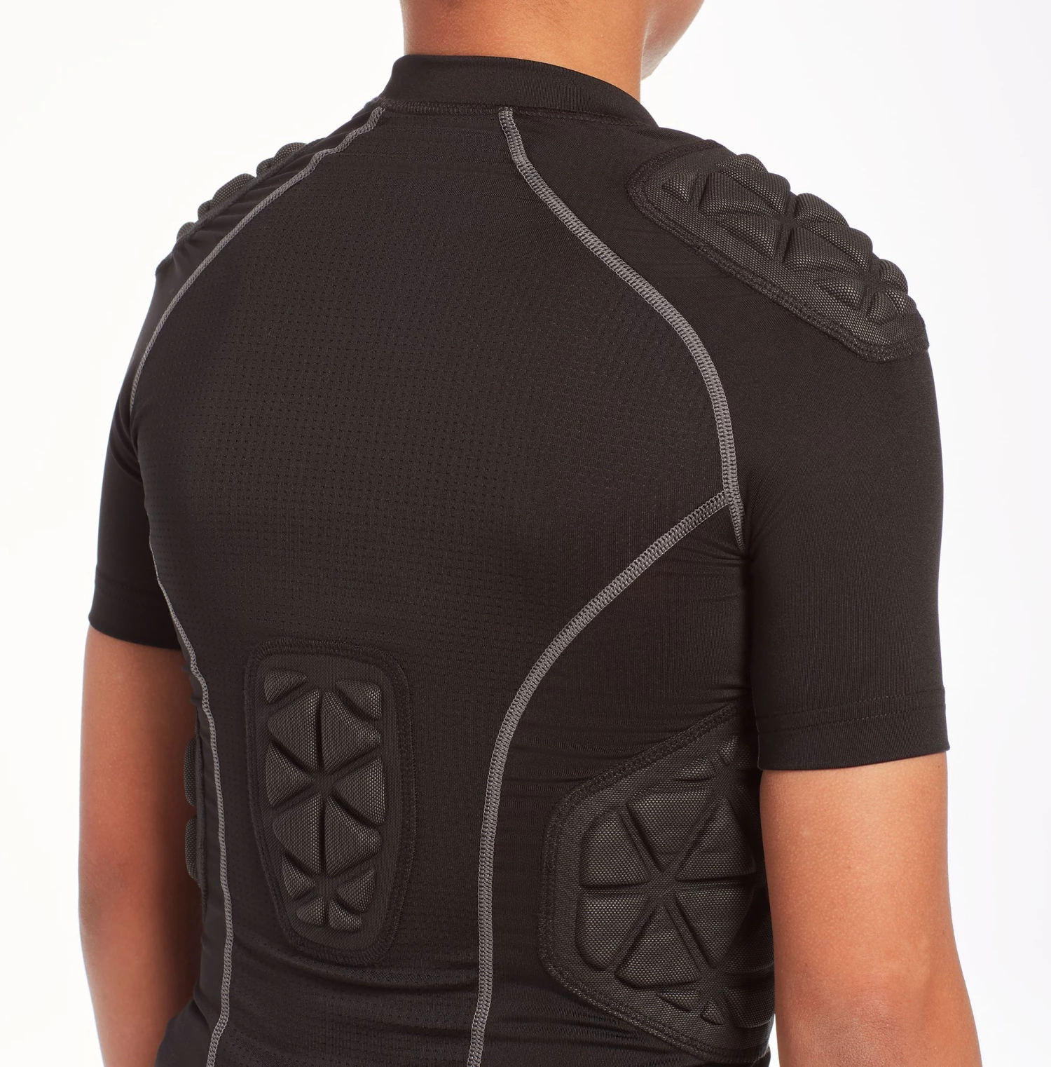 Adidas Youth Techfit Padded Football Shirt For Boys' Black 5 Adidas Youth Techfit Padded Football Shirt For Boys' Black - Image 5