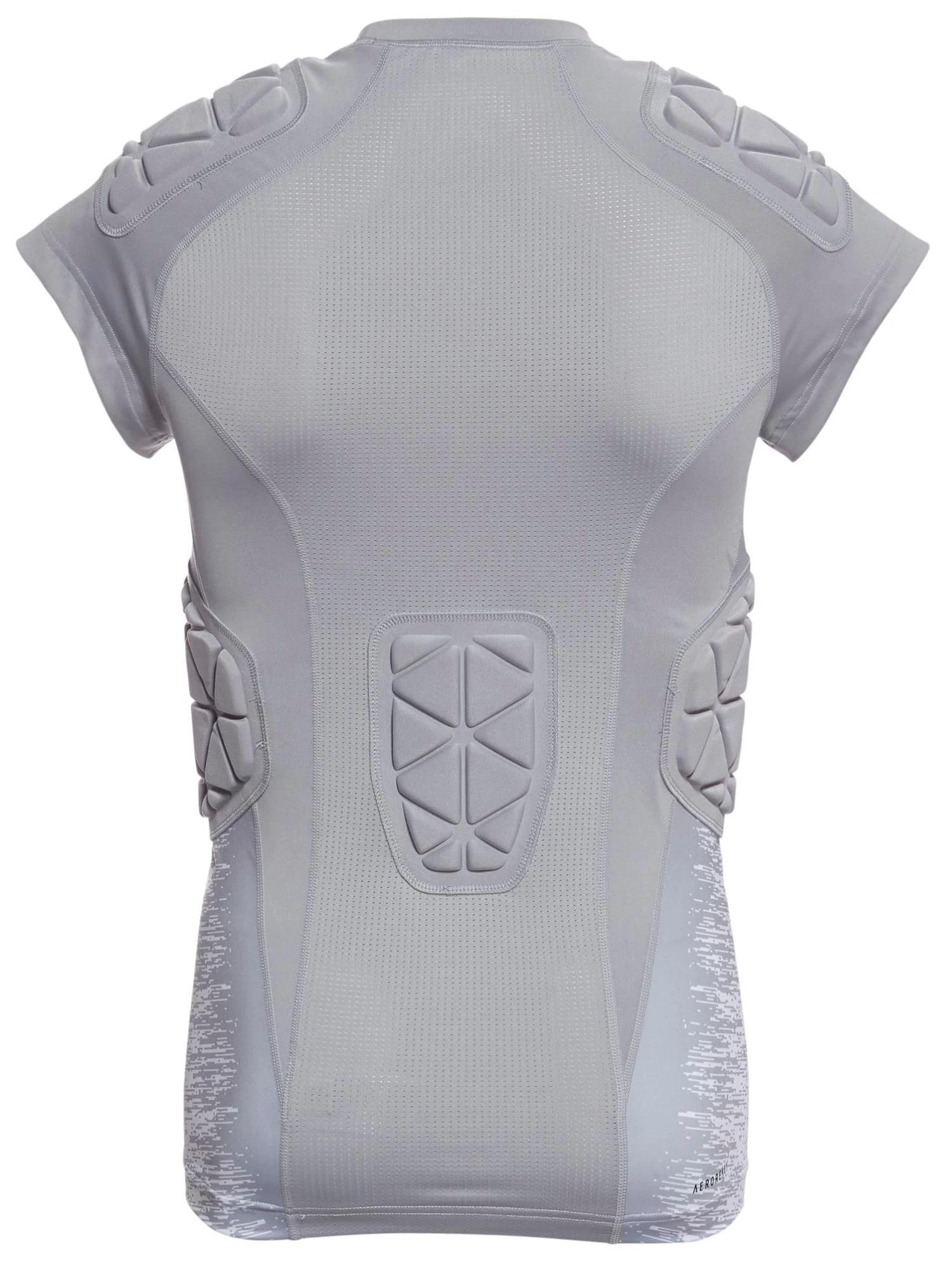 Adidas Adult Techfit Printed Padded Football Shirt For Women Team Blue Grid Iron 2 Adidas Adult Techfit Printed Padded Football Shirt For Women Team Blue Grid Iron - Image 2